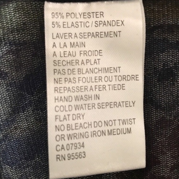 ❤️SALE~Simon Chang Rainbow Lace 3/4 Sleeve Top - Picture 6 of 6